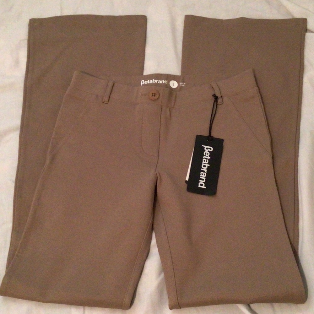 NWT Kaki Betabrand Yoga Pants Small
